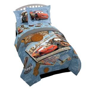 NEW Jay Franco Cars McQueen Full Double Comforter Set 7 Piece Bedding Set OPEN